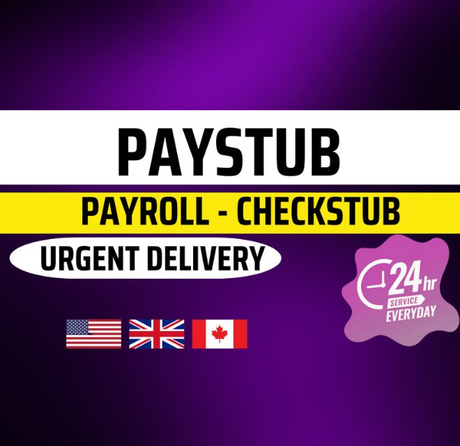 Create and Edit US Paystub