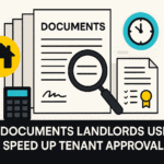 Checklist of five documents landlords use to speed up tenant approval