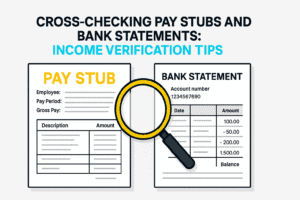Cross‑Checking Pay Stubs and Bank Statements: Income Verification Tips