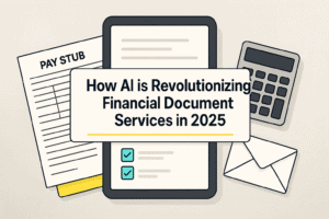 How AI is Revolutionizing Financial Document Services in 2025