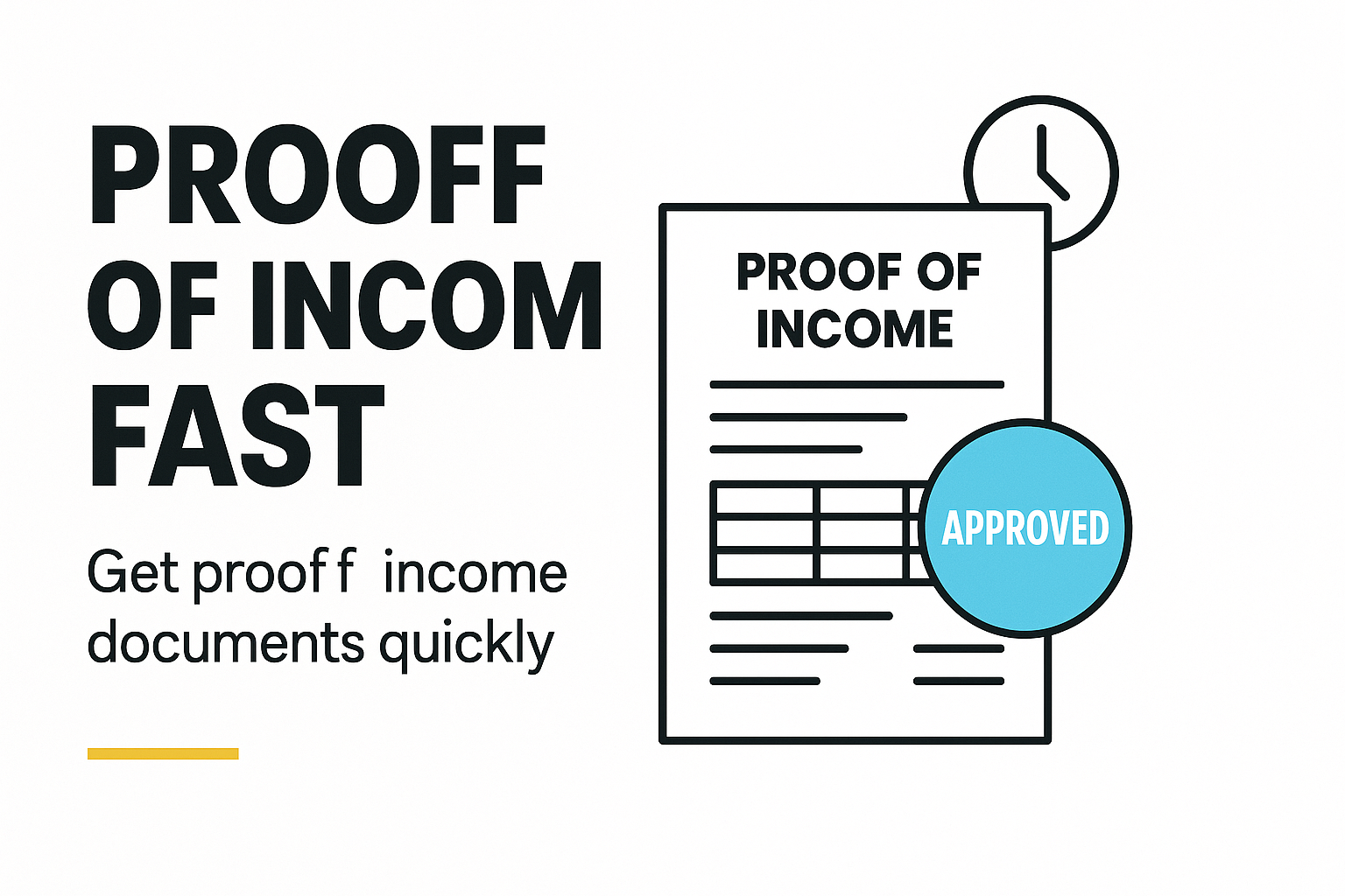 Website categories for proof of income, bank statement editing, rental application and loan document support