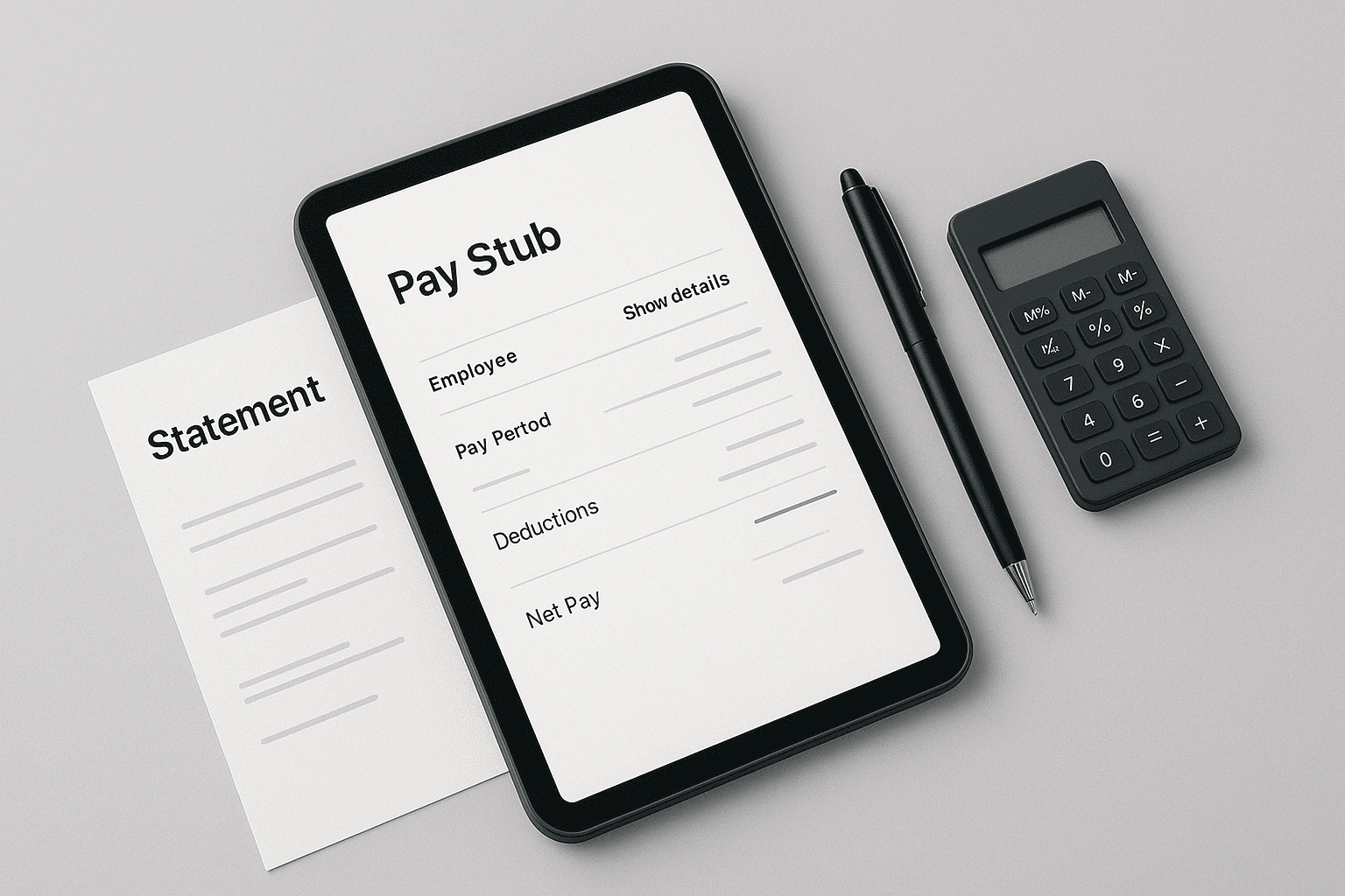 The Risks of Using Fake Pay Stubs—and Safe, Legal Alternatives 1 Graphic illustrating risks of using fake pay stubs and safe alternatives
