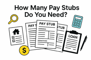 Proof of Income by Pay Schedule (Weekly/Biweekly/Monthly)