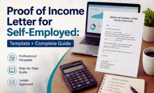 Proof of Income Letter Self-Employed Template + Guide
