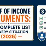 Proof of Income Documents: The Complete 2026 List