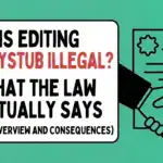 Is Editing a Paystub Illegal? What the Law Actually Says