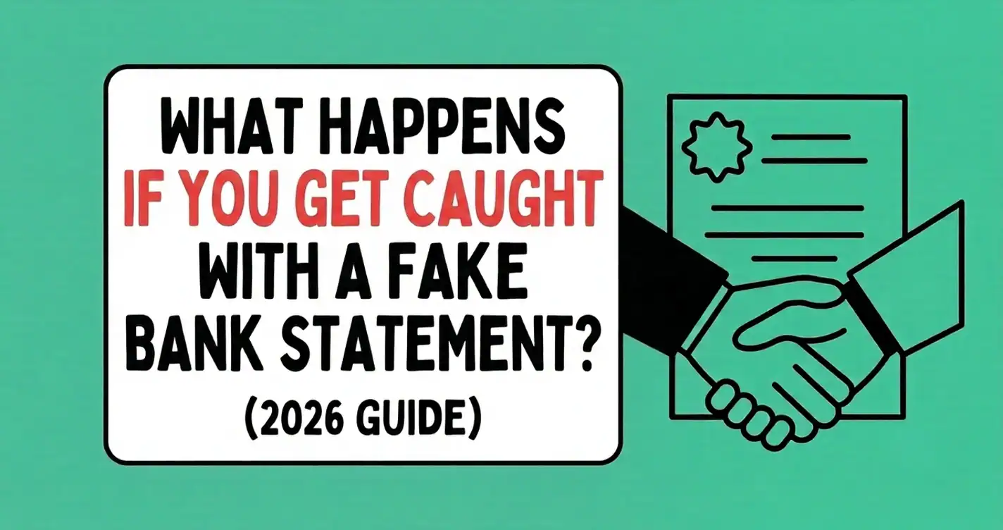 What Happens If You Get Caught With a Fake Bank Statement?