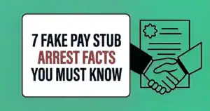 7 Fake Pay Stub Arrest Facts You Must Know