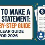 How to Make a Bank Statement: Step-by-Step (2026
