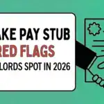 7 Fake Pay Stub Red Flags Landlords Spot in 2026