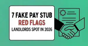 7 Fake Pay Stub Red Flags Landlords Spot in 2026