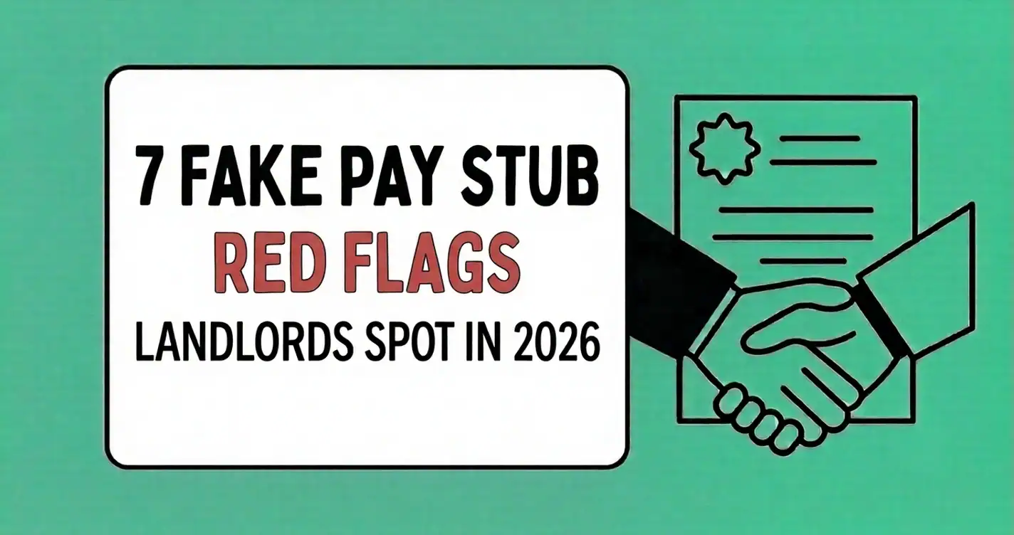 7 Fake Pay Stub Red Flags Landlords Spot in 2026