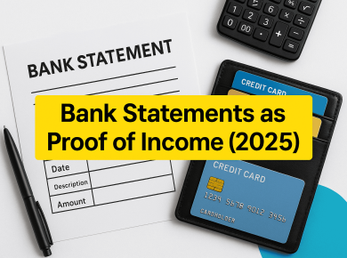 Bank Statements as Proof of Income (2025)