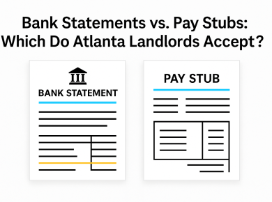 Bank Statements vs. Pay Stubs: Which Do Atlanta Landlords Accept?