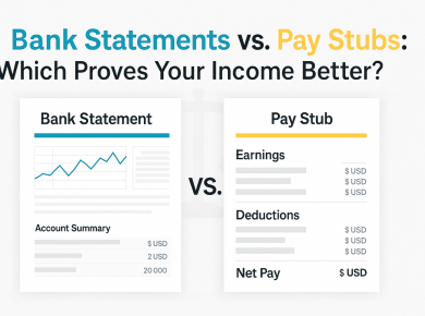 “Pay Stub vs Bank Statement comparison: which proves income better?”