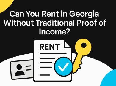 Rent in Georgia Without Proof of Income? Know Your Options