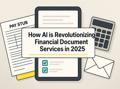 How AI is Revolutionizing Financial Document Services in 2025