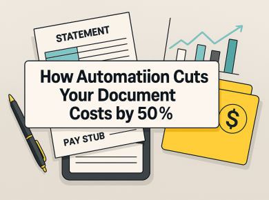 Automated document workflow that reduces document costs by 50%.