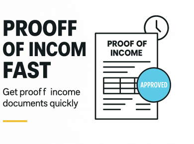 Website categories for proof of income, bank statement editing, rental application and loan document support