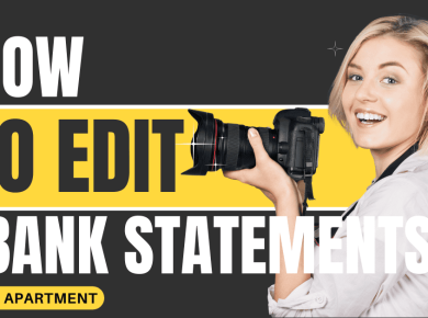 How to Edit Bank Statements for Apartment