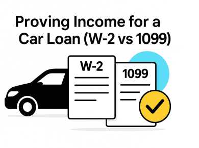 Exactly What Auto Lenders Ask For (W‑2, 1099 & Self‑Employed)