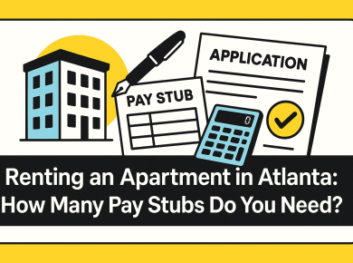 Atlanta Apartment Pay Stubs: How Many Do You Need?